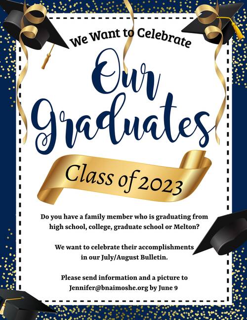 Banner Image for We Want to Celebrate Our Graduates
