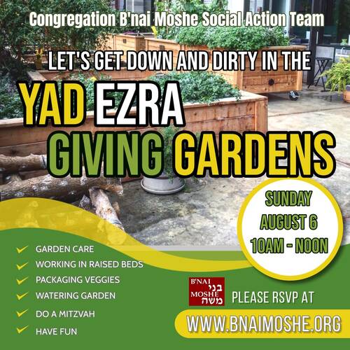 Banner Image for B'nai Moshe at Yad Ezra  Giving Gardens