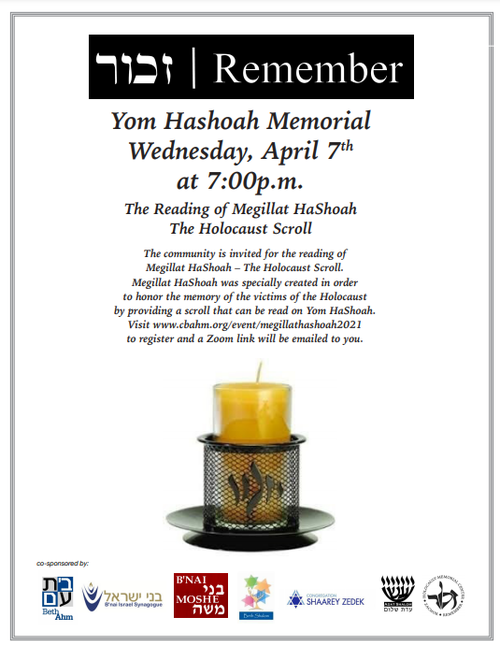 Banner Image for Yom HaShoah - A Community Observance